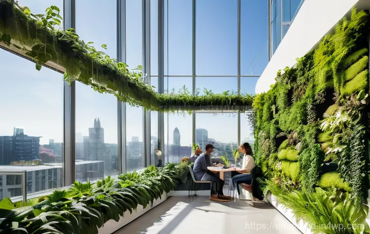 에너지 포지티브 건축과 생태적 맥락 - **Analyze the text for key visual themes related to energy-positive architecture.** The text highlig...